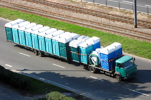 Porta potty delivery and setup in Mountain House, CA